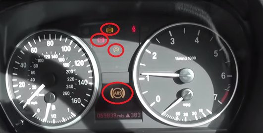 Bmw 3 Series Warning Lights Chart