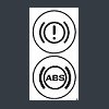Alfa Romeo 159 ABS BRAKE ! warning light symbol dash Diagnostic World