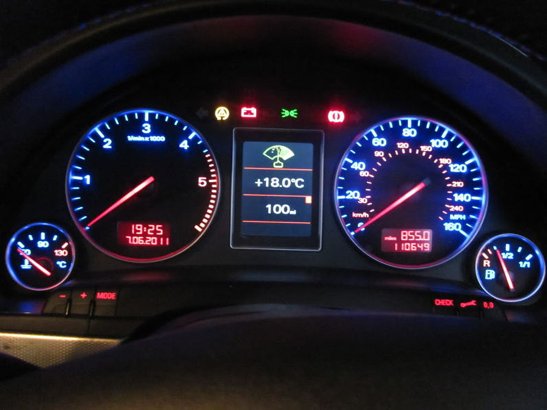 Audi A4 B7 dashboard warning lights