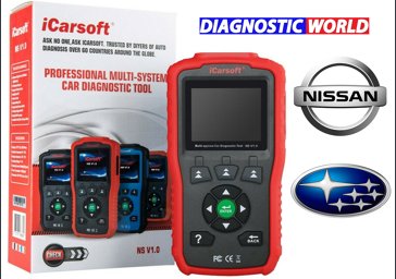 iCarsoft NS v1.0 Genuine official seller Nissan Subaru best OBD2 Diagnostic Scan Tool engine abs airbags service reset