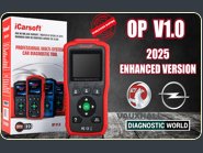 2025 iCarsoft OP V1.0 Enhanced Version Software Genuine Official VAUXHALL OPEL  Diagnostic Scan Tool
