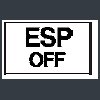 esp off nissan note warning light