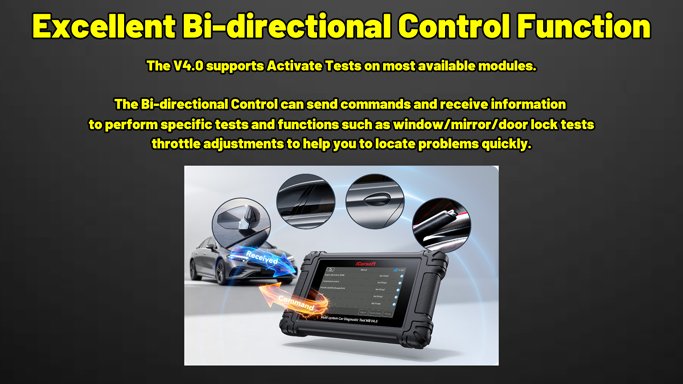 ICARSOFT MB V4.0 bi directional component testing 2 way