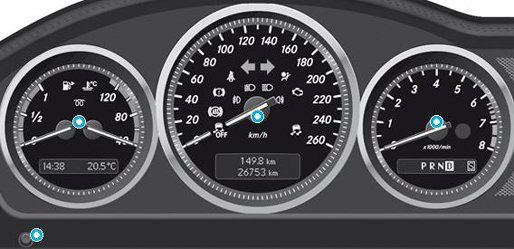 w204 dash