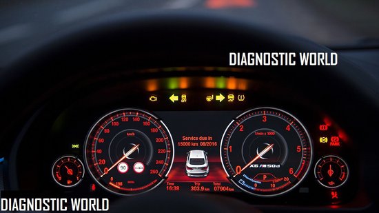 x6 dash warning light