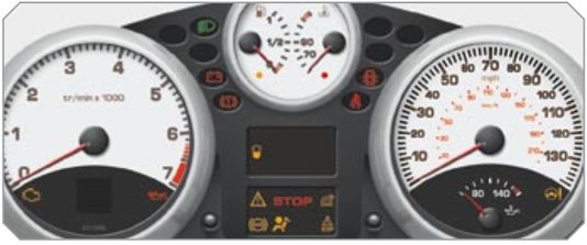 Peugeot 207 dashboard