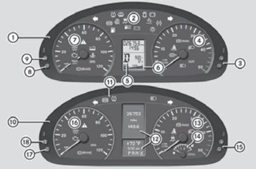 Mercedes Sprinter 906 Mk2 Car Warning