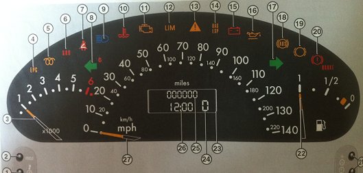 a class w168 dash