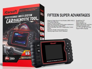 iCarsoft US v2.0 Code Reader Scan Tool OBD2 Ford Chrysler Jeep Holden GMC Diagnostic World engine abs airbag reset service tool 2 - Copy