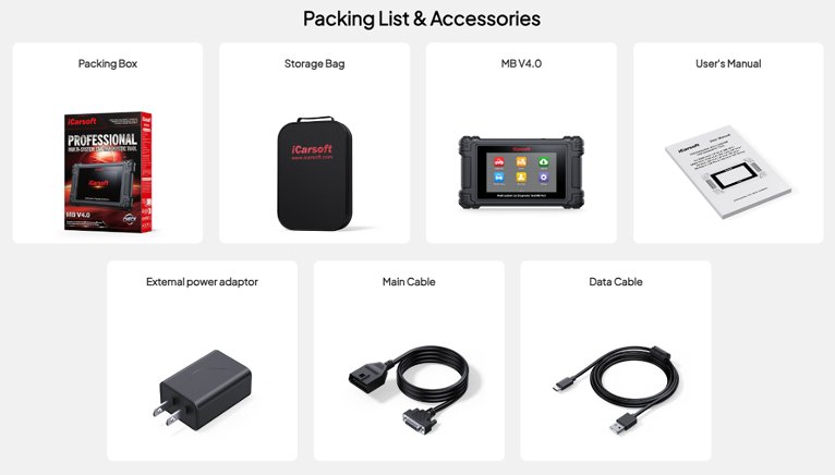 11 ICARSOFT MB V4.0 OFFICIAL & GENUINE STOCKIST MERCEDES SMART SPRINTER OBD2 DIAGNOSTIC SCAN RESET TOOL ENGINE ABS AIRBAGS ADBLUE DPF ETC