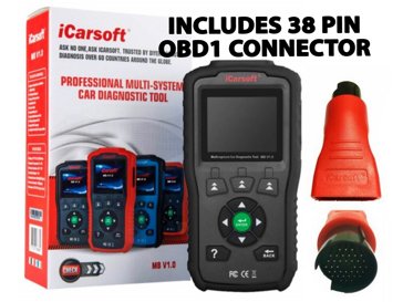 MB V1.0 + 38 PIN CONNECTOR W202 W210 OBD1 DIAGNOSTIC TOOL CODE READER SCAN TOOL