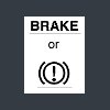 toyota Prius brake system warning lights