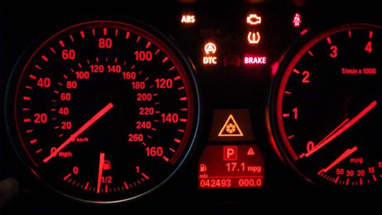 Z4 E89 Roadster dashboard lights