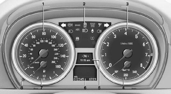 dash x1 e84 dashboard lights