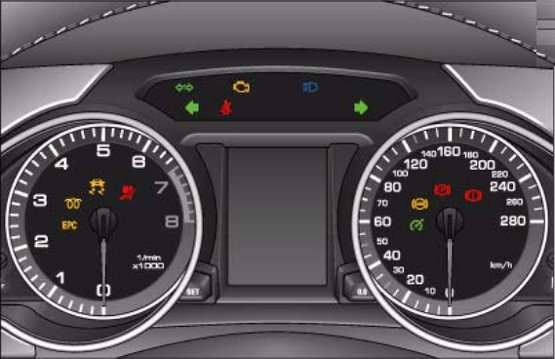 Audi Car Warning Lights