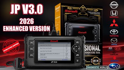 2026 iCarsoft JP V3.0 Enhanced Version Software Genuine Official NISSAN HONDA MITSUBISHI TOYOTA MAZDA HYUNDAI KIA LEXUS SUZUKI SUBARU Diagnostic Scan Tool