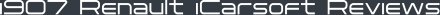 i907 Renault iCarsoft Reviews