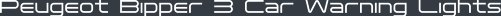 Peugeot Bipper 3 Car Warning Lights
