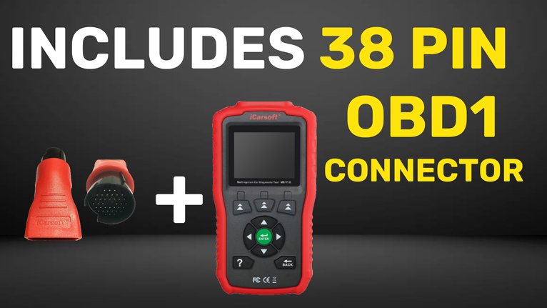 ICARSOFT MB V1.0 + 38 PIN OBD1 CONNECTOR PLUG ENHANCED PACHAGE DIAGNOSTIC WORLD