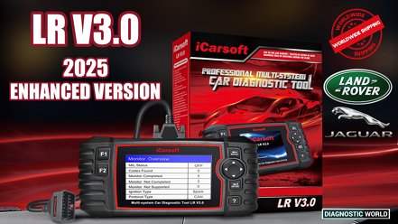 2025 iCarsoft LR V3.0 Enhanced Version Jaguar Land Rover Genuine Official