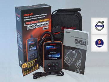 Volvo & Saab iCarsoft i906 Diagnostic Kit abs srs airbags engine transmission reset tool