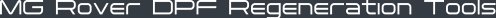 MG Rover DPF Regeneration Tools