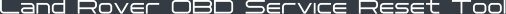 Land Rover OBD Service Reset Tool 