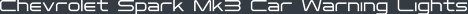 Chevrolet Spark Mk3 Car Warning Lights