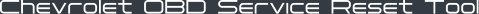 Chevrolet OBD Service Reset Tool