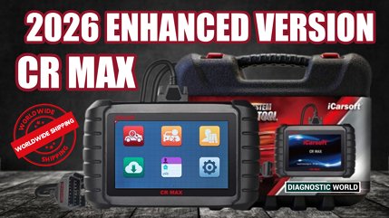 2026 Official Genuine iCarsoft CR MAX Enhanced Version Latest software DIAGNOSTIC WORLD