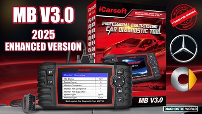 2025 icarsoft MB V3.0 Enhanced Version Software latest Mercedes Sprinter Smart Diagnostic World