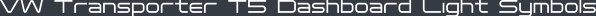 VW Transporter T5 Dashboard Light Symbols