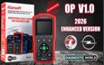 2026 iCarsoft OP V1.0 Enhanced Version Software Genuine Official VAUXHALL OPEL  Diagnostic Scan Tool