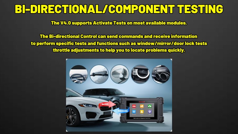 ICARSOFT LR V4.0 COMPONENT TESTING BI DIRECTIONAL