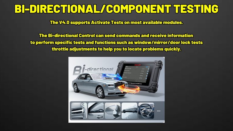 ICARSOFT BMM V4.0 BI DIRECTIONAL COMPONENT TESTING