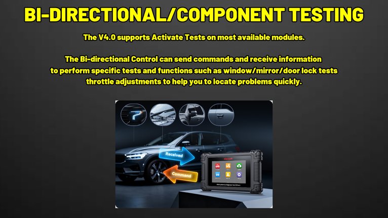 icarsoft vol v4.0 component testing bi directional